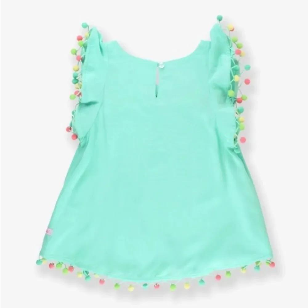 RuffleButts Pom Pom Butterfly Cover-Up